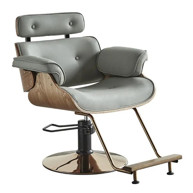 HICOMED Wholesale Aesthetic Customizable Salon Furniture Hairdressing Salon Beauty Styling Pink Barber Chair for Beauty Shop