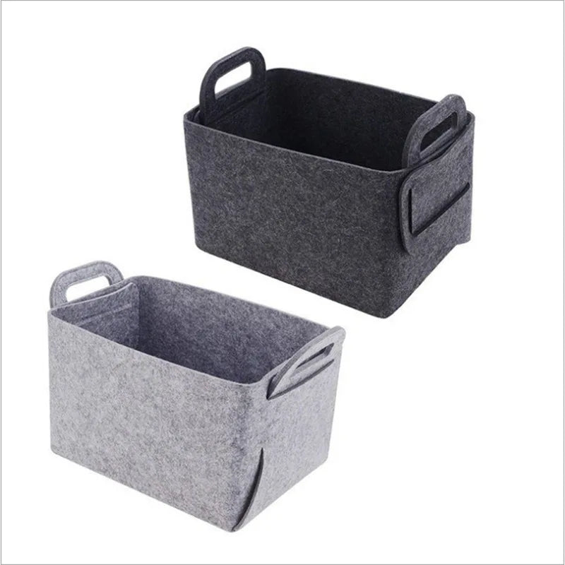 Foldable Felt Storage Cubes Bins Cube Storage Baskets Felt Organizers for Closet Organizers