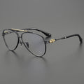 CH8186 New Pilot Ultra-Light Titanium Eyeglasses Frames Custom Prescription Transparent Optical Computer Elliptical Personalized