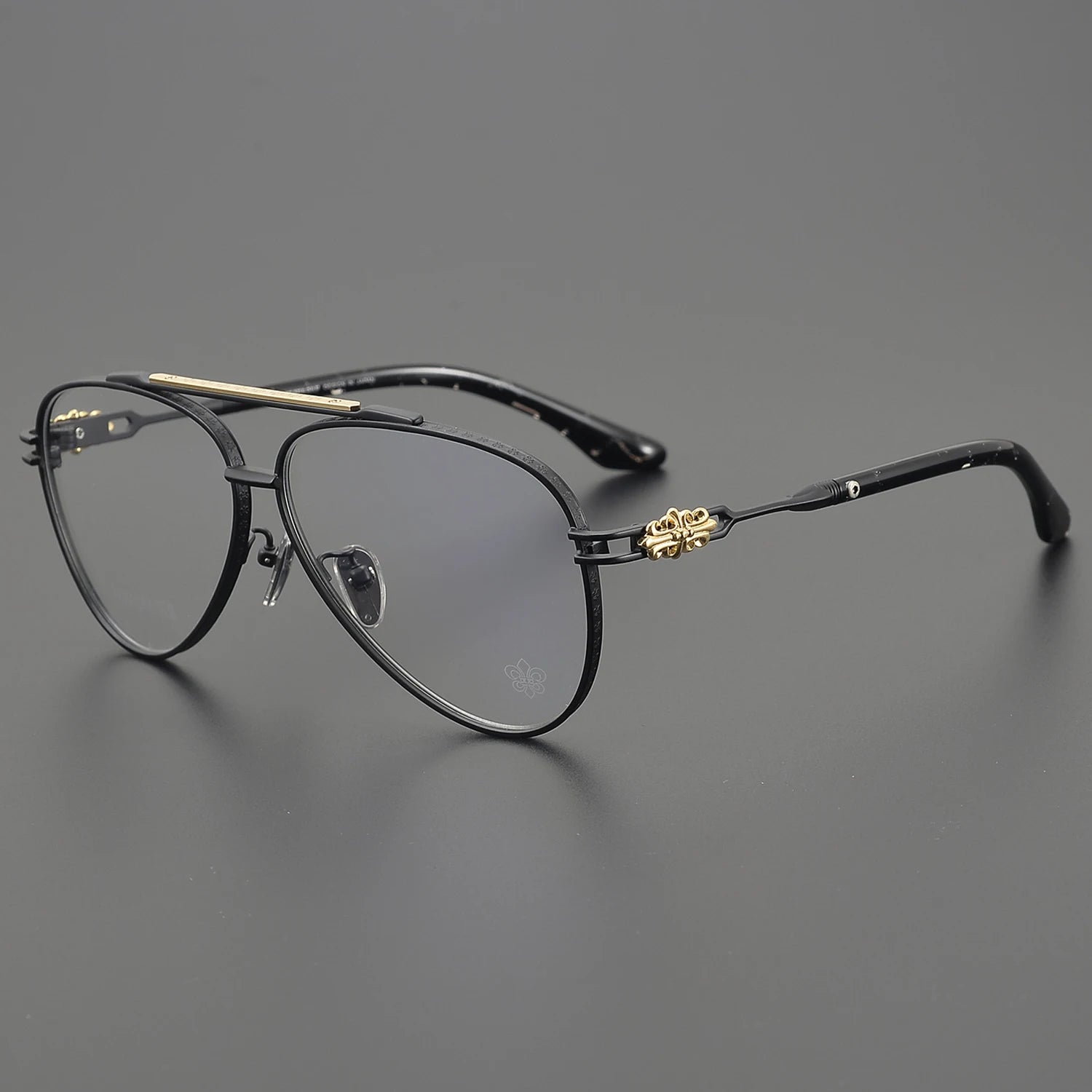 CH8186 New Pilot Ultra-Light Titanium Eyeglasses Frames Custom Prescription Transparent Optical Computer Elliptical Personalized