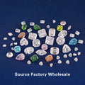 Factory Wholesale White Cubic Zirconia 100pcs/bag Fancy AAA 5A Loose CZ Stone Zircon Cubic Zirconia Stone
