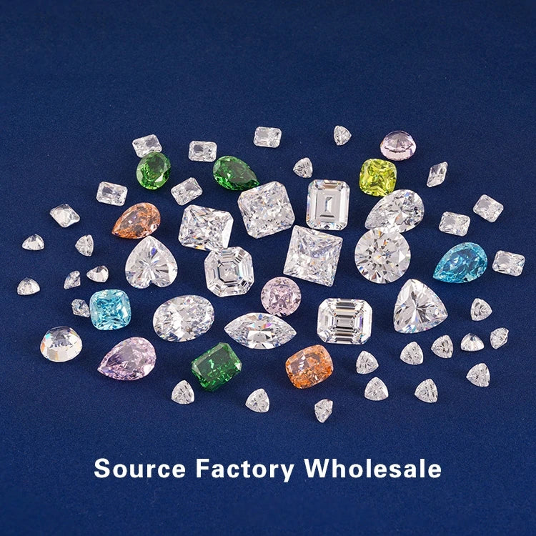 Factory Wholesale White Cubic Zirconia 100pcs/bag Fancy AAA 5A Loose CZ Stone Zircon Cubic Zirconia Stone
