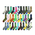Wholesale Fashion Funky Fancy Graphic Socks Men Unisex Casual Novelty Funny Cotton Crew Socks