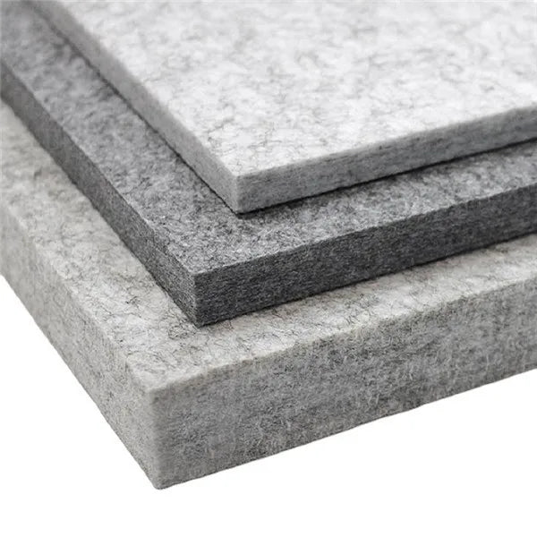 25mm 100% Polyester Fiber Recycled Acoustic Wall Panel PET Felt Panel for Office and Home