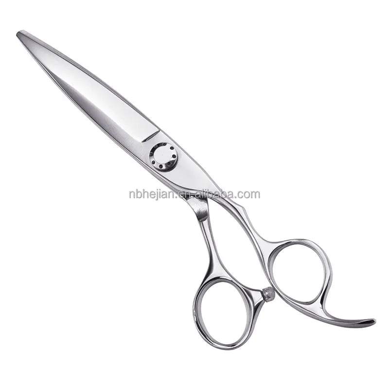 Slide Hair Scissors Japanese 440C Stainless Steel Professional Beauty Hair Cutting Scissors 59-60 HRC 6"
