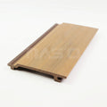 Exterior Co-extrusion Cladding Asian Brushed Wood Texture Composite Facade Slat Wpc Wall Panel Boards