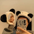 Wholesale Cute Cartoon Plush Panda Headband for Facial Mask Wide-brimmed Hairband for Female Internet Celebrity Hair Claws