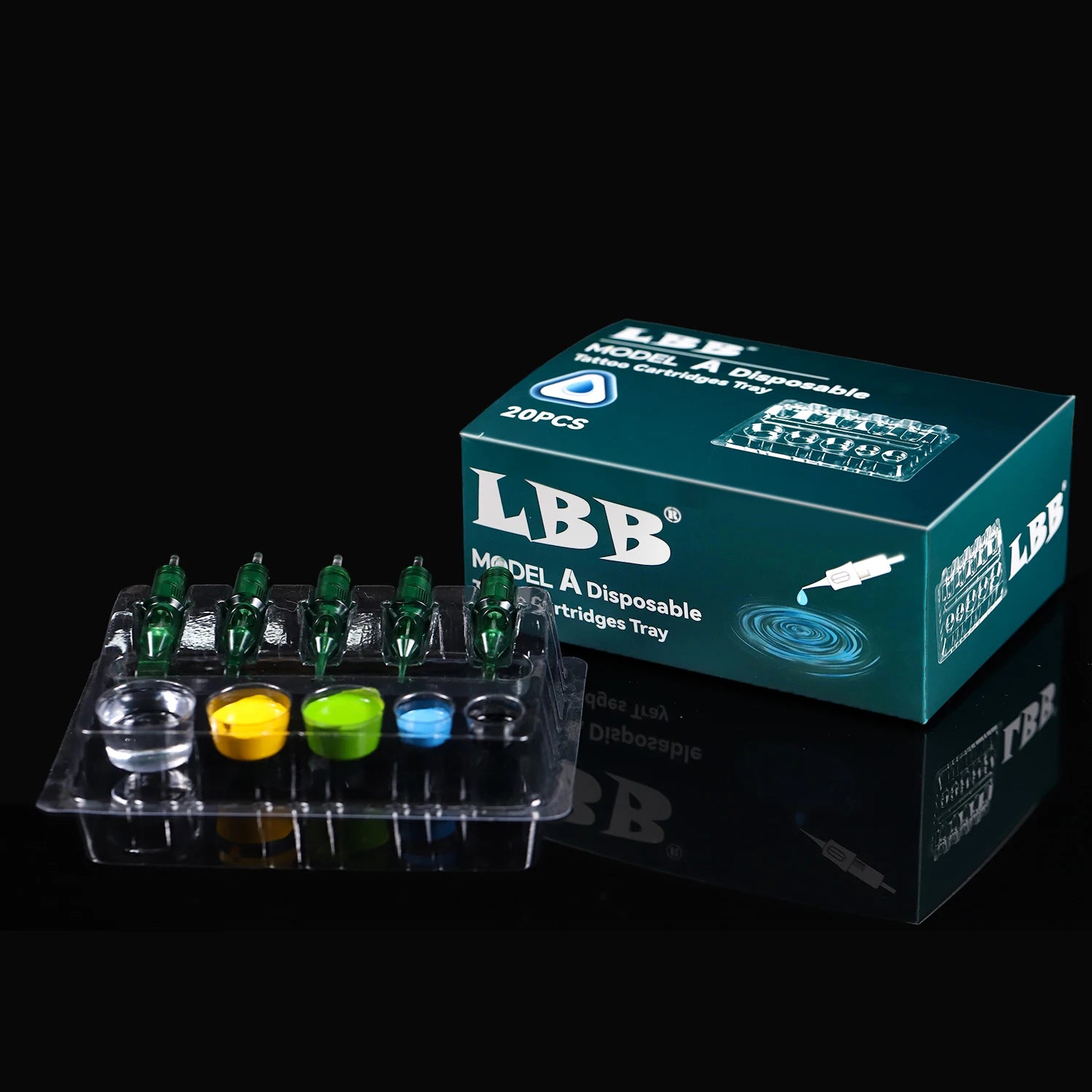 Tattoo Cartridge Needles Holder Transparent Plastic Hold Machine Pen Ink Pigment Trays Stand Permanent Makeup Body Art