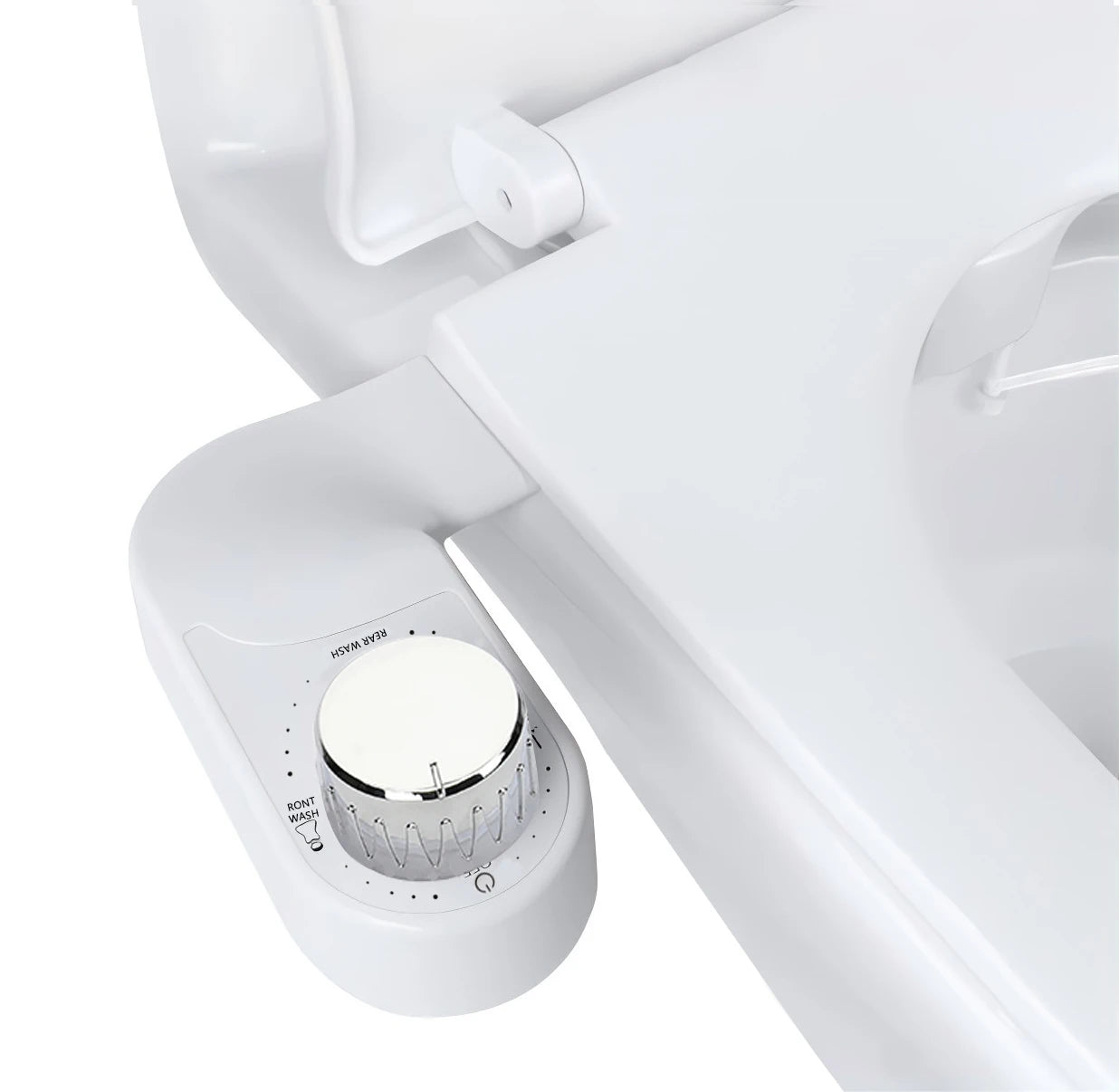 Wholesale New Replaceable Plastic Elderly Home Care Non-electric Two Function Toilet Seat with Bidet Attachment