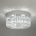 UK Warehouse Dropping Modern 50cm Diameter Crystal Stainless Steel Crystal Ceiling Chandelier  Round Chrome Led Pendant Light