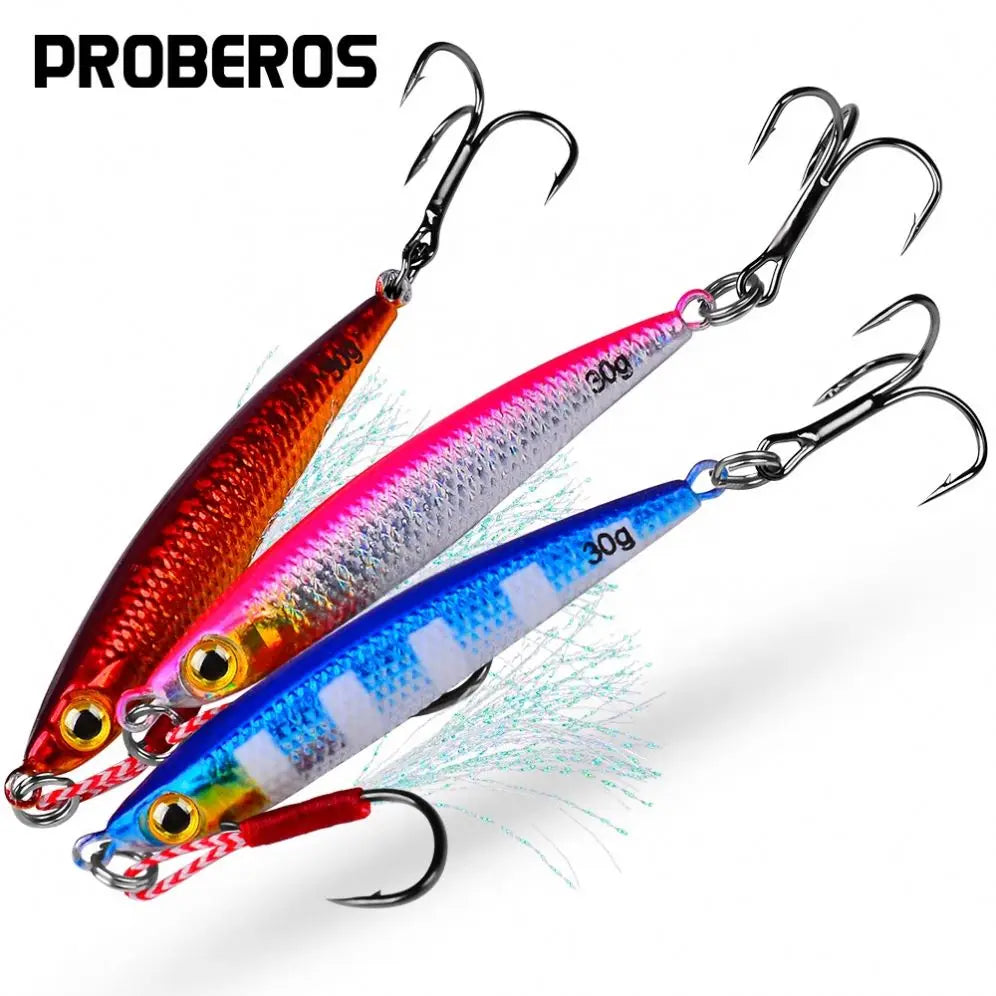 High Quality Casting Metal Jig Spoon Fishing Lure7g 10G 15G 20G 30G Sinking Jigging Super Hard Lead Fish Sea Baitsfor Saltwater