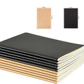 Custom Luxury Kraft Paper School A4 A5 A6 Diary Notebook Office School Supplier Custom Design Line Dot Grid Blank Paper Journal