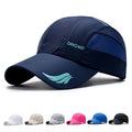 Wholesale Summer Outdoor Quick-Drying Mesh Sports Baseball Cap Non-Toxic Custom Logo Breathable Sporty Business 100% Polyester