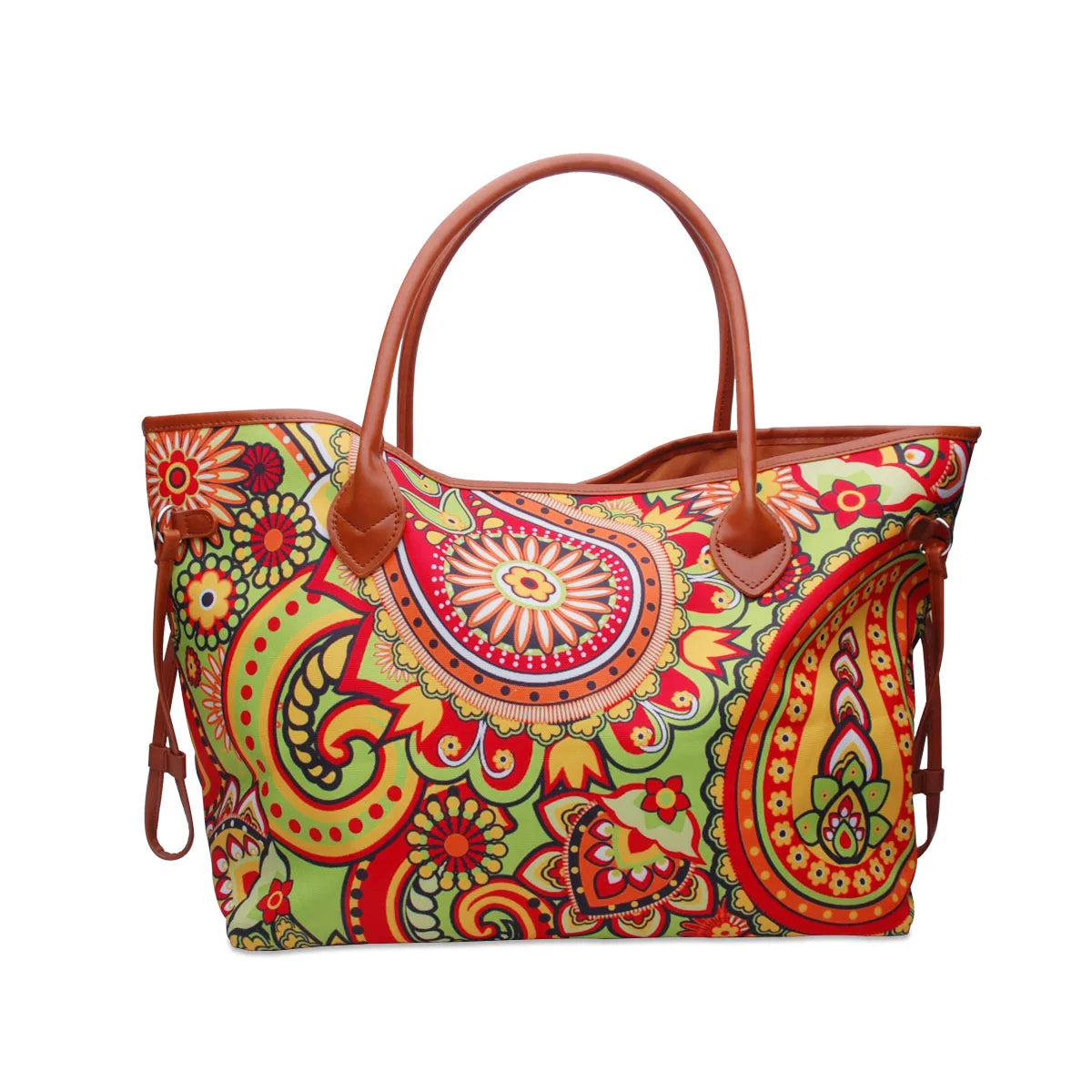 Customizable 100 Pcs Free Shipping Women Vintage Paisley Weekender Bag Pink Damask Canvas Floral Leopard Green Aztec Travel Tote