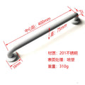 Home Toilet Bathroom Kitchen Straight Grab Bar Door Handle Modern American Style Black Stainless Steel Pull Handle