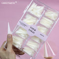 500Pcs Box XXL Sharp Stiletto Nails Private Label Half Cover Straight False Finger Nail Tips XL 3XL Stiletto Nail Tips