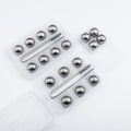 Premium 304 Stainless Steel Whiskey Football Ice Cube Stones Bar Accessories Gifts Set for Party