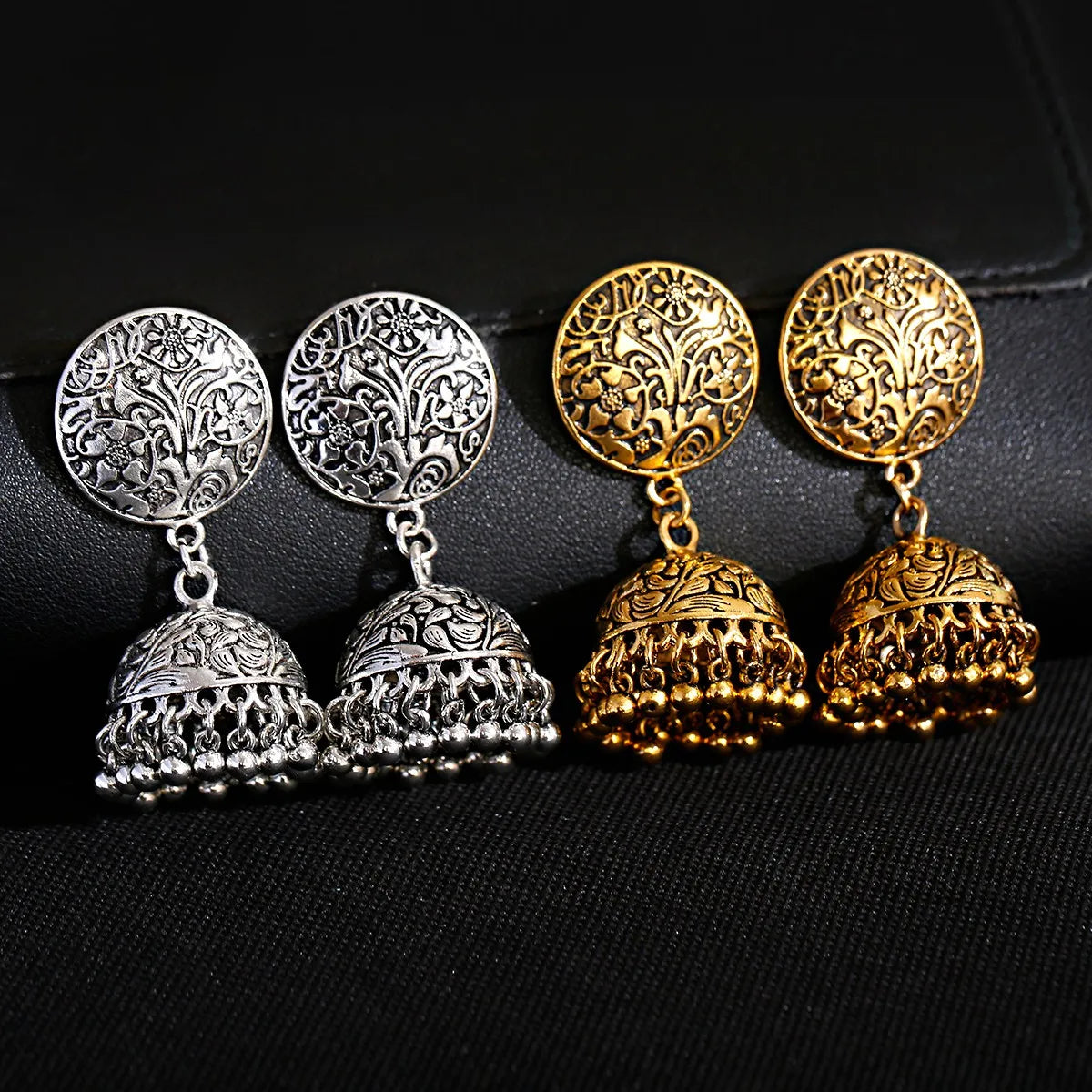 Pendientes Piercing Indian Jewelry Jhumka Charms Earrings for Women Accessories Kolczyki Stud Earring Trendy Wedding Earrings