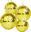 Hot Sale 2CM-100CM Hanging Mirror Disco Ball Cool and Fun Hanging Party Disco Ball Golden Glass Disco Balls Christmas Decoration