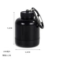 Hot Sale Custom Logo 100ml 200ml Shaker Bottle Container Funnel Gym Protein Powder Storage Keychain Pre Workout Key Chain
