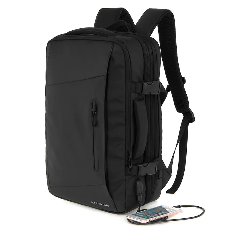 College Unisex Expandable Casual Smart Travel Dayback RPET Polyester Nylon Anti-Theft Blank Business Laptop Waterproof USB