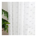 Innermor Soft White Tulle Curtains for Kids' Room Living Room Ready Made European-American Style 100% Polyester All-Season