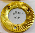 TiN TiCN Titanium Coating Coated Regular Coffee Bean Blade Coffee Grinder Flat Wheel Burr Blade Diameter 64mm Coffee Flat Mill