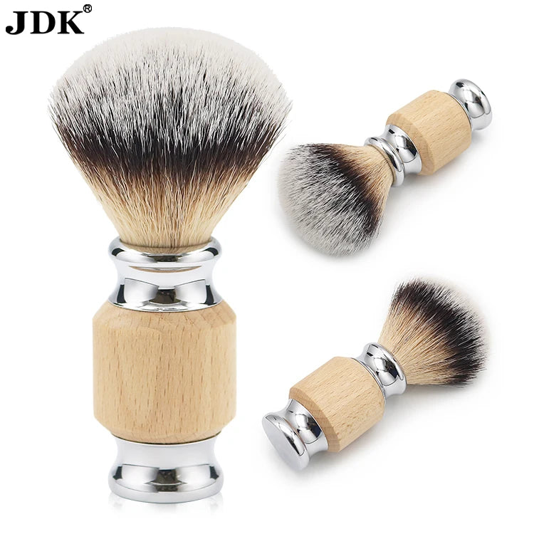 JDK 1pc New Design Shaving Brush Wood Handle Barber Shop Foaming Brush