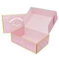 Factory Printing Cardboard Shipping Boxes Cosmetic Packaging Gold Foil Mailer Boxes With Custom Logo