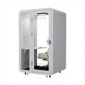 Acoustic Office Pod Modern Steel Silent Room with Ventilation for Office Building Hotel & School Use