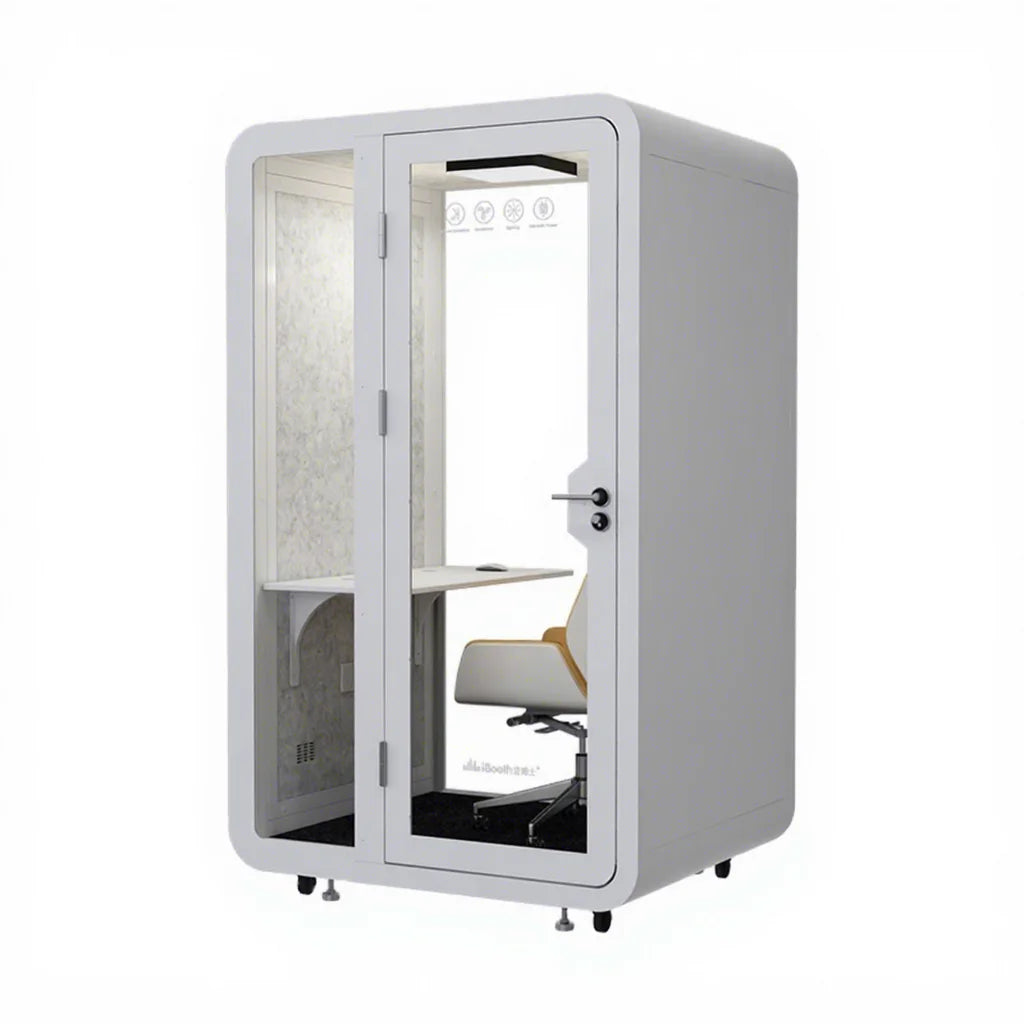 Acoustic Office Pod Modern Steel Silent Room with Ventilation for Office Building Hotel & School Use