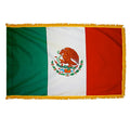 Wholesales High Quality Single or Double Sided 3x5ft Any Size Design Logo All Country Custom Flag with Gold Fringe Tassel