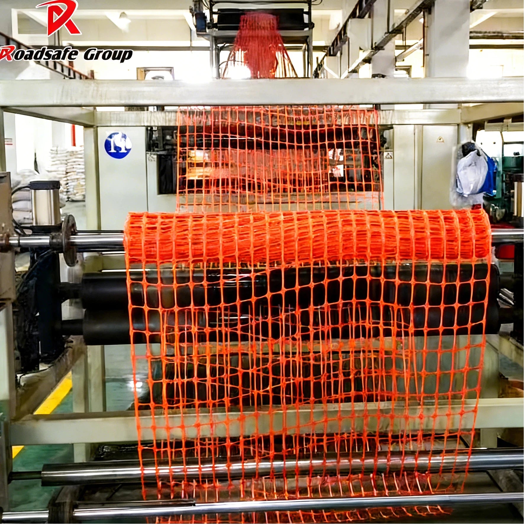 Customized Road 100GSM Orange Tensile Plastic Mesh Safety Fence Netting Anti UV Construction Barrier Warning Traffic Barrier
