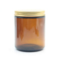 100ML 150ml 250ML 500ML Matte Black/blue/Clear/Amber Customer Label Empty Glass Candle Jars with Metal Lids