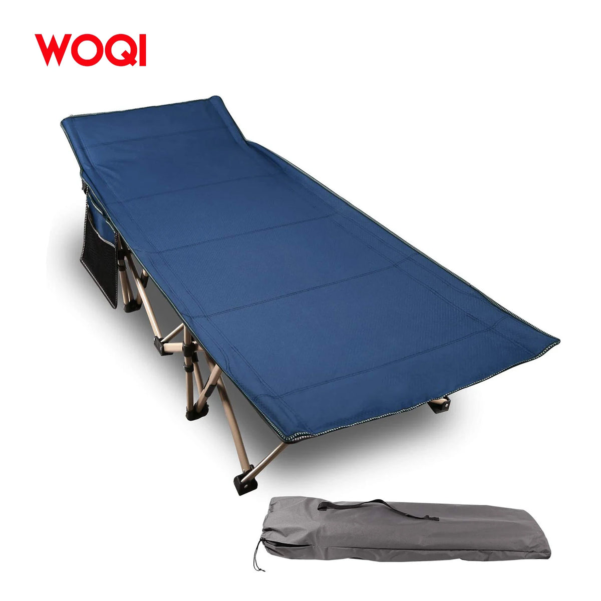 Woqi Outdoor Camping Portable Folding 600D oxford Travel Bed Base for Hiking Mountaineering Backpacking Climbing