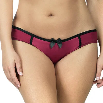 Ladymate ODM/OEM Bragas De Talla Grande De Para Mujer Women Bikini Shiny Satin Panties XS-4XL Knickers Plus Size Underwear