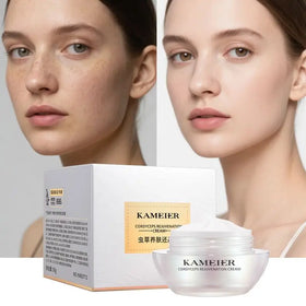 KAMEIER Cordyceps 50g Face Cream Anti-Wrinkle Firming Lotion Light Lines Anti-Aging Elastic Moisturizing Nourishing Collagen
