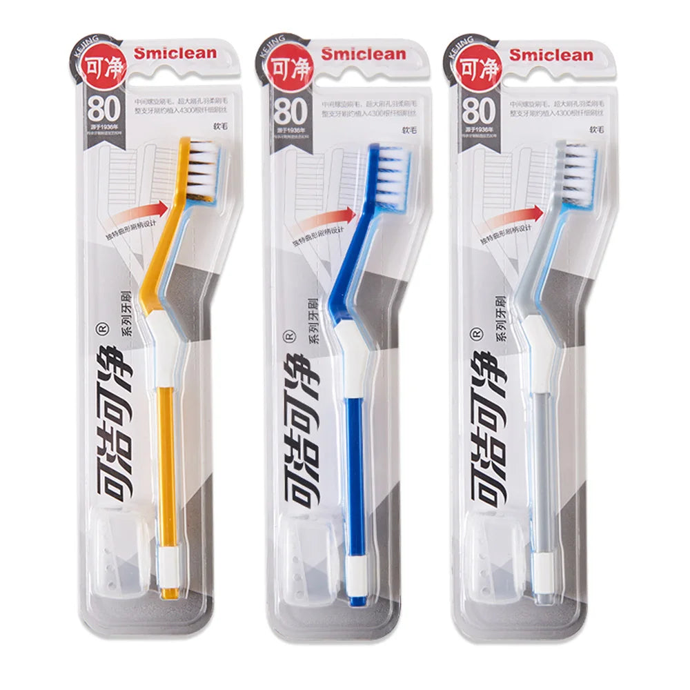OEM logo Oversized Brush Handle Toothbrush with Soft Fine Spiral Bristles for Home Use