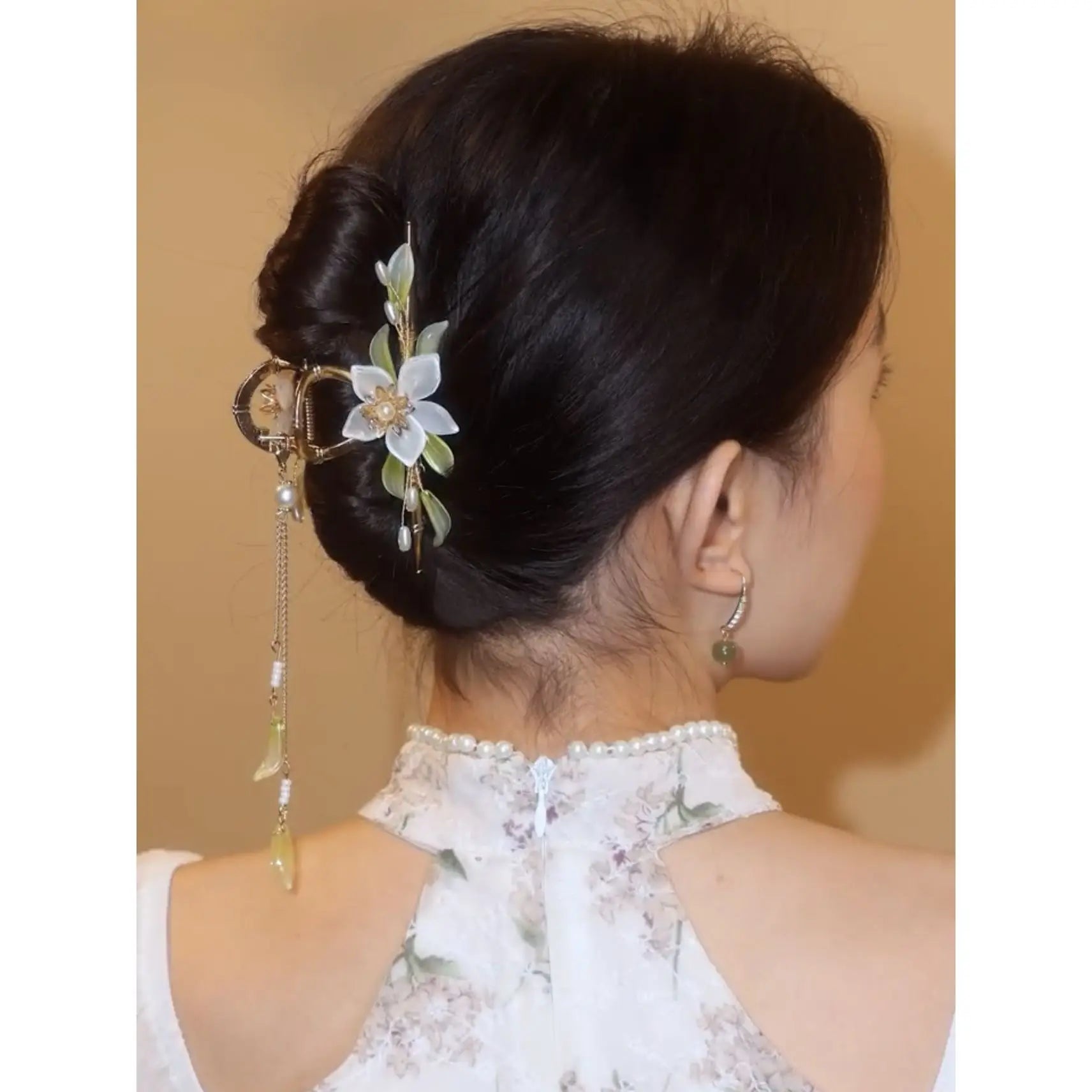 INS Geometric Round Circle Hair Clip Tassel Claw Accesorios Para El Cabello Wholesales Flower Hair Claw Clips Hair Sticks Chines