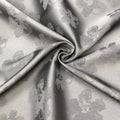 Eco-friendly Men's Summer Short Sleeve Fabric Satin Shirt Fabric Recycled Polyester Printed Satin Fabric