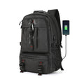 Large Male Luggage Travel Backpack Simple Mountain Leisure Sports Travel Backpack with Shoes Compartment