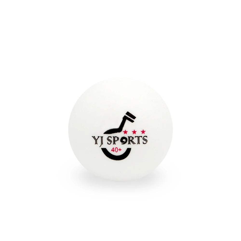 YoungJoy YJ Sports 40+ Training 3 Star White ABS Plastic Pingpong Training Ball  Table Tennis Ball