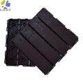 Modern Design Square Interlocking Eco-Friendly UV-Protected Decking Tiles Waterproof Anti-Slip for Outdoor Flooring Made Plastic
