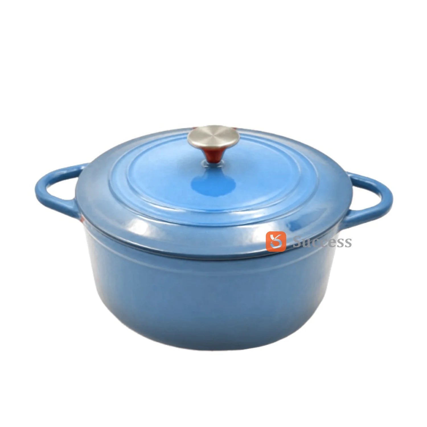 Factory Wholesale Classic Cast Iron Enamel Coated Dutch Oven Pot Heavy Duty Casserole Grill Cookware for Kitchen Cooking Baking