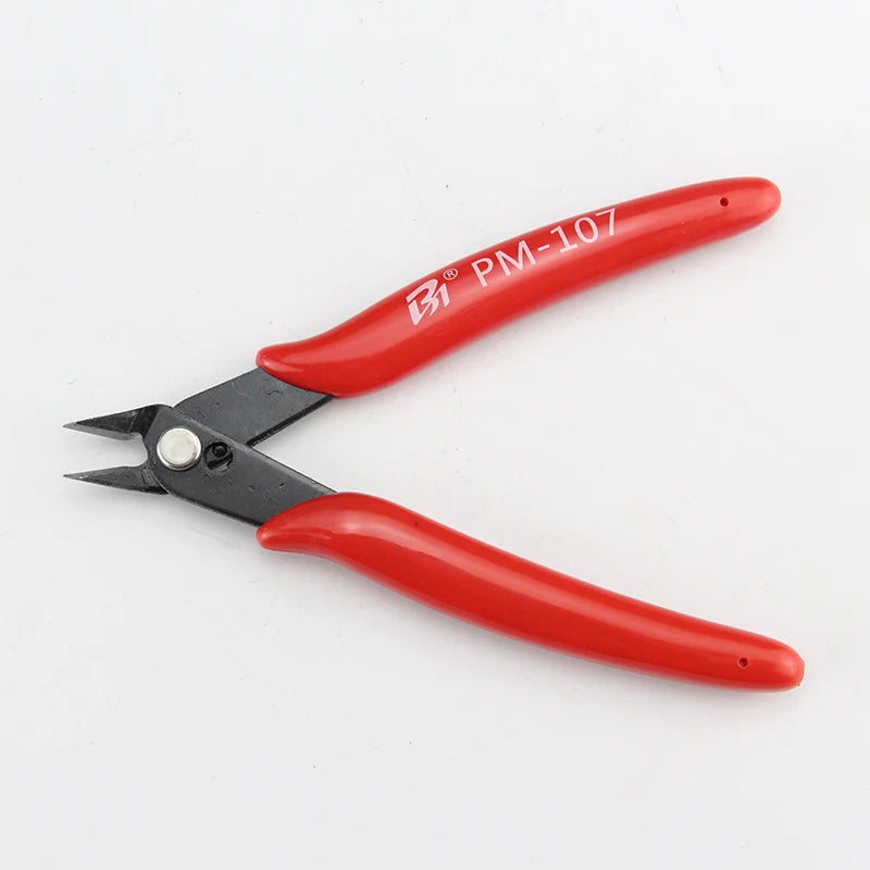 PM-107 High Carbon Steel Anti-slip Rubber Multi Functional Cutting Mini Side Cutting Pliers Electronic Snips Flush Pliers