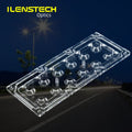 PC Led 12 in 1 2x6 Multi Lenses Array Led Optical Narrow Beam Concave Lens 10 Degrees by Ilenstech