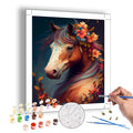 40x50cm Custom Diy Painting by Numbers Pretty Horse Animals Paint by Numbers Hanging Art Crafts Home Decor for Beginners