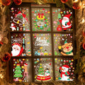Christmas Decorations Snowman Elk Window Stickers Merry Christmas Electrostatic Stickers Shopping Mall Glass Window Arrangement