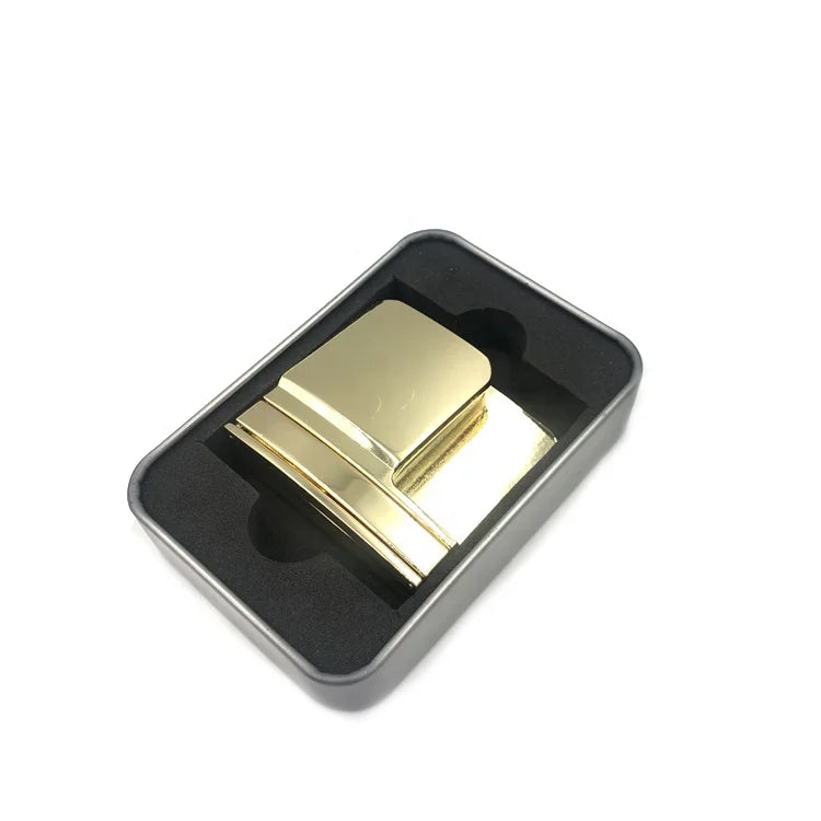 Quality Golden Multi Function Waist Clip Metal Buckle High-end Hardware Set Casting Die Cutting Printing Art Collectible