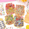 Fun Fair Series 3D Stereoscopic Miniature Scene Decorative Stickers 3 Per Pack
